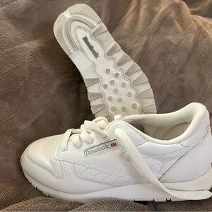 Reebok White Athletic Shoes
